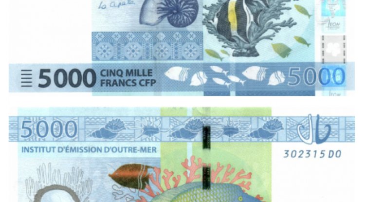 5000 французских тихоокеанских франков