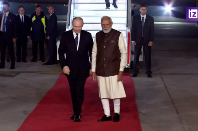 Путин прилетел в Индию с визитом