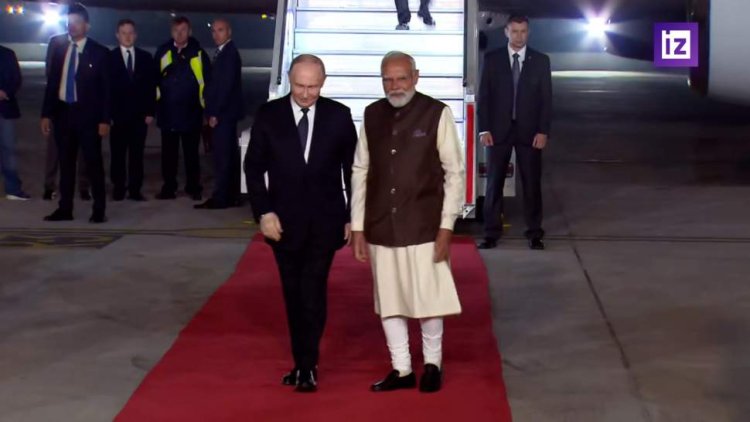 Путин прилетел в Индию с визитом